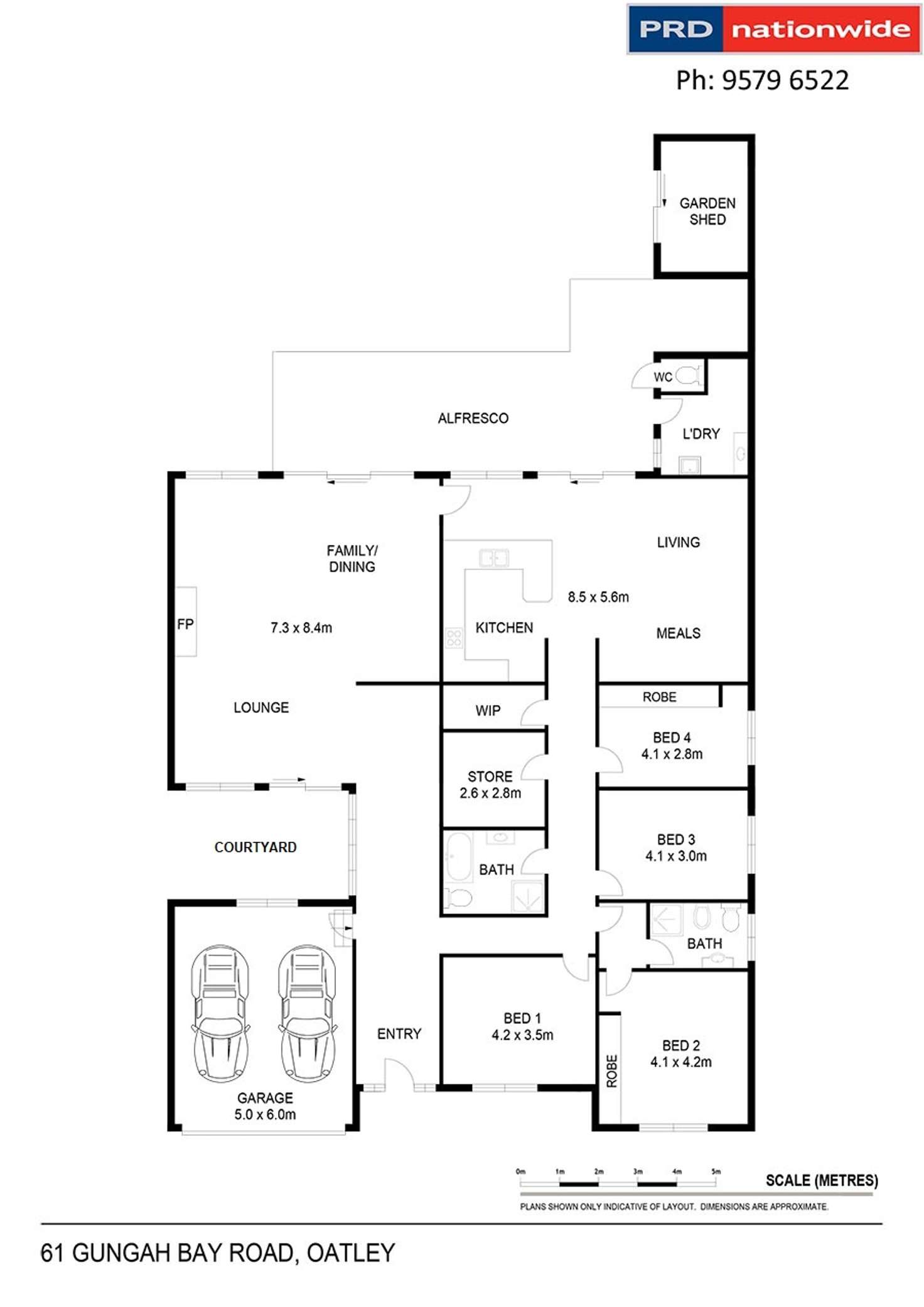 Floorplan of Homely house listing, 61 Gungah Bay Road, Oatley NSW 2223