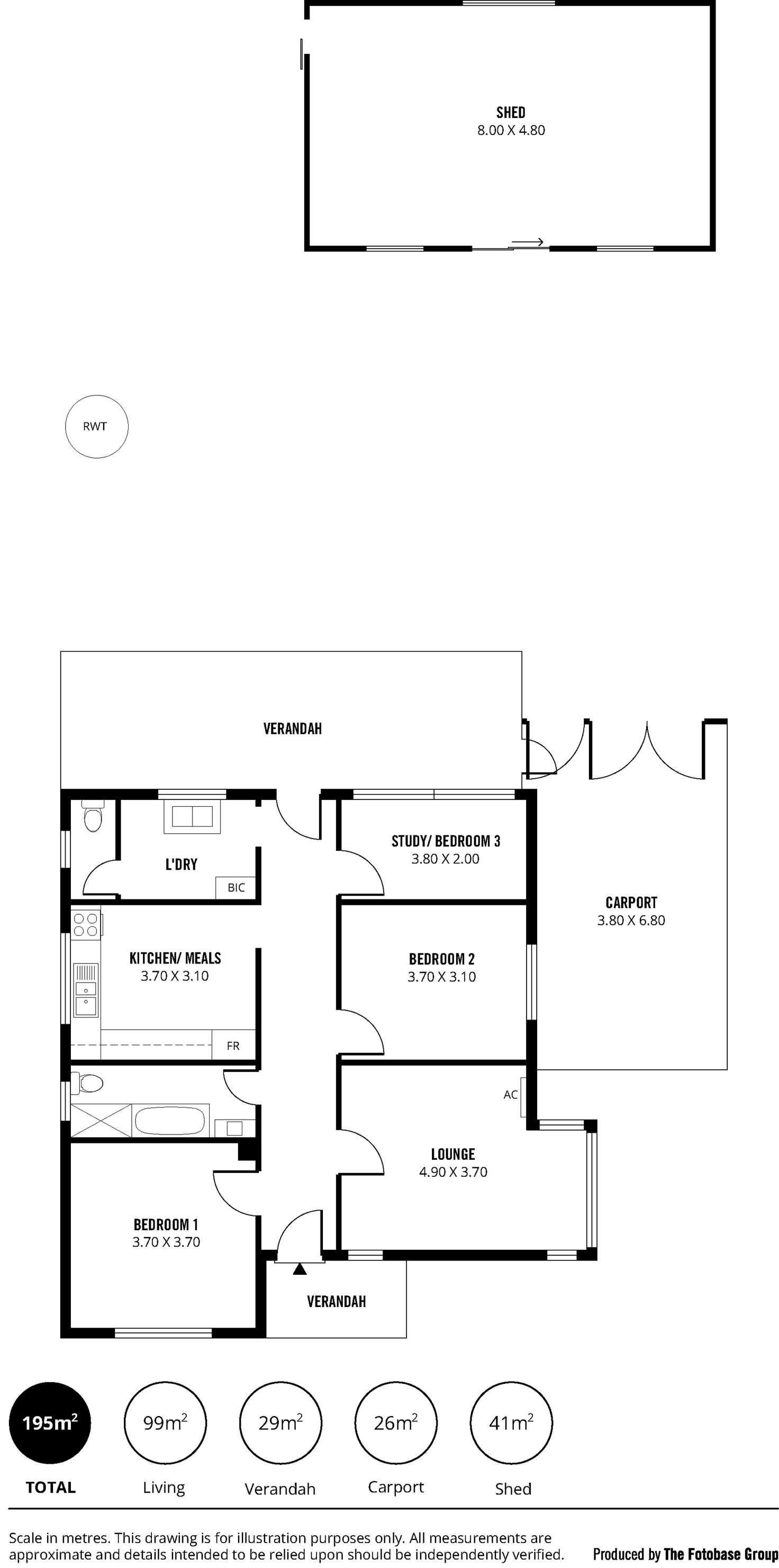 Floorplan of Homely house listing, 14 Bardia Avenue, Findon SA 5023