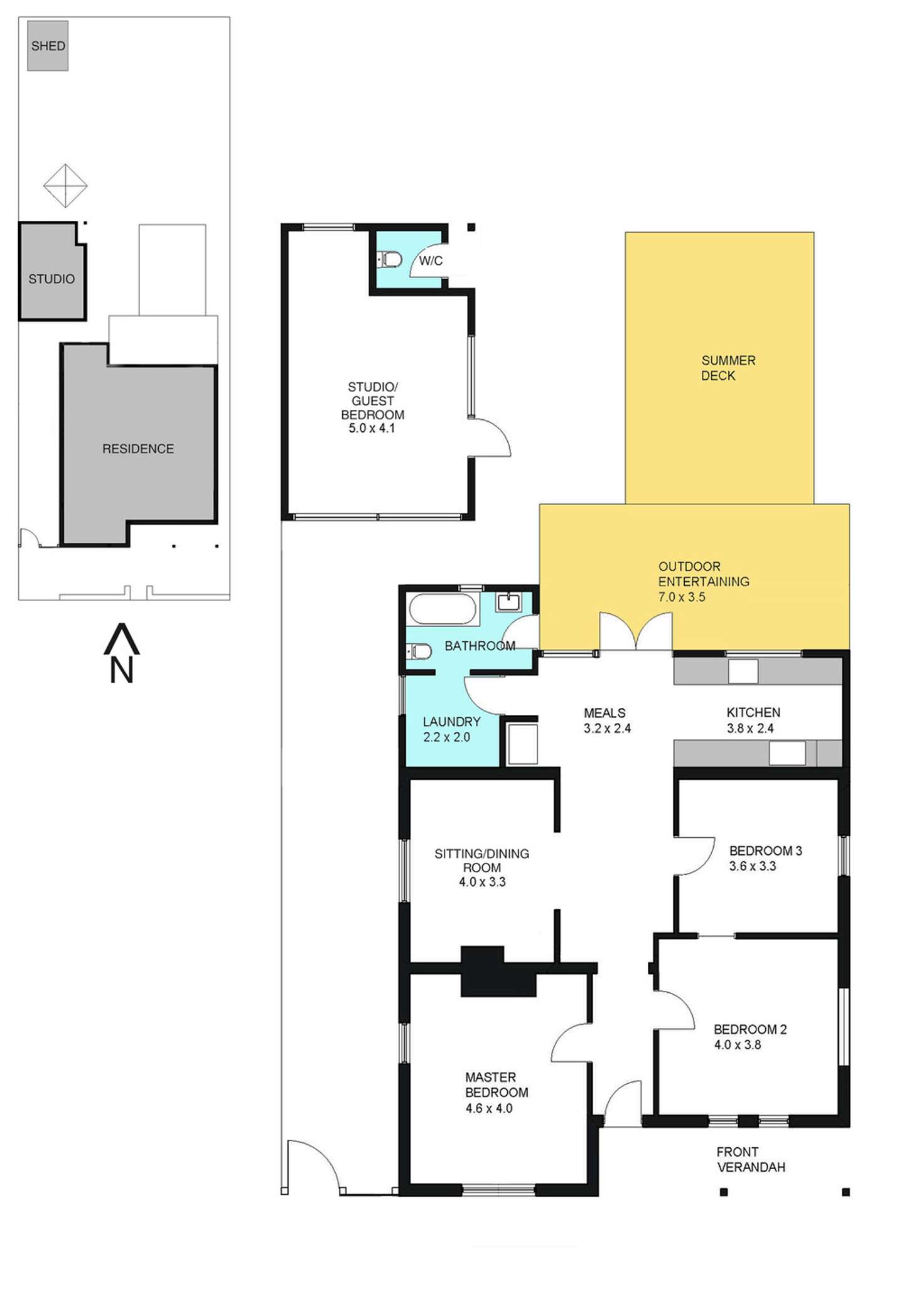 Floorplan of Homely house listing, 29 Swan Street, Mosman Park WA 6012
