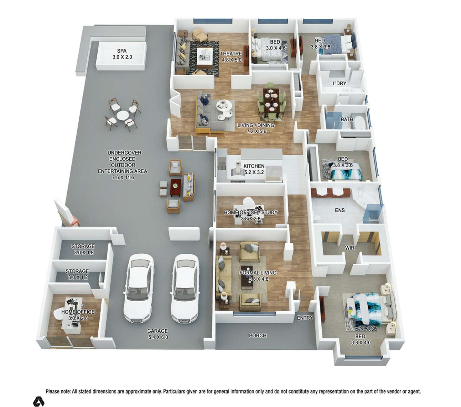 Floorplan of Homely house listing, 5 Trevino Way, Cranbourne North VIC 3977