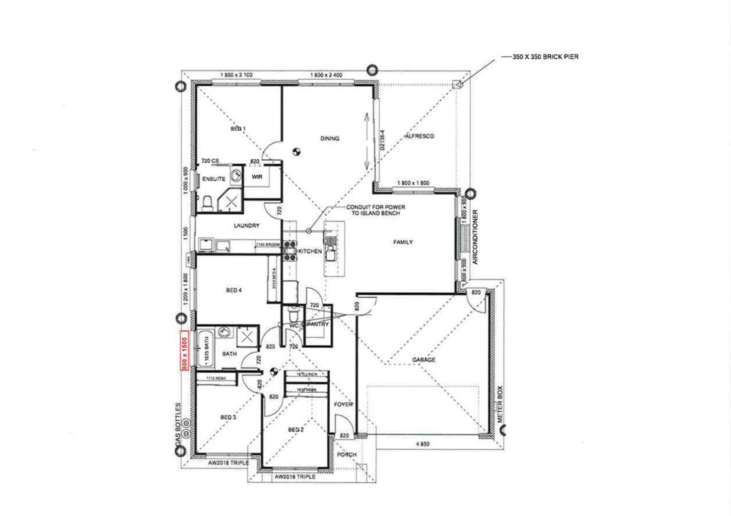 Floorplan of Homely house listing, 1 Alma Court, Renmark SA 5341