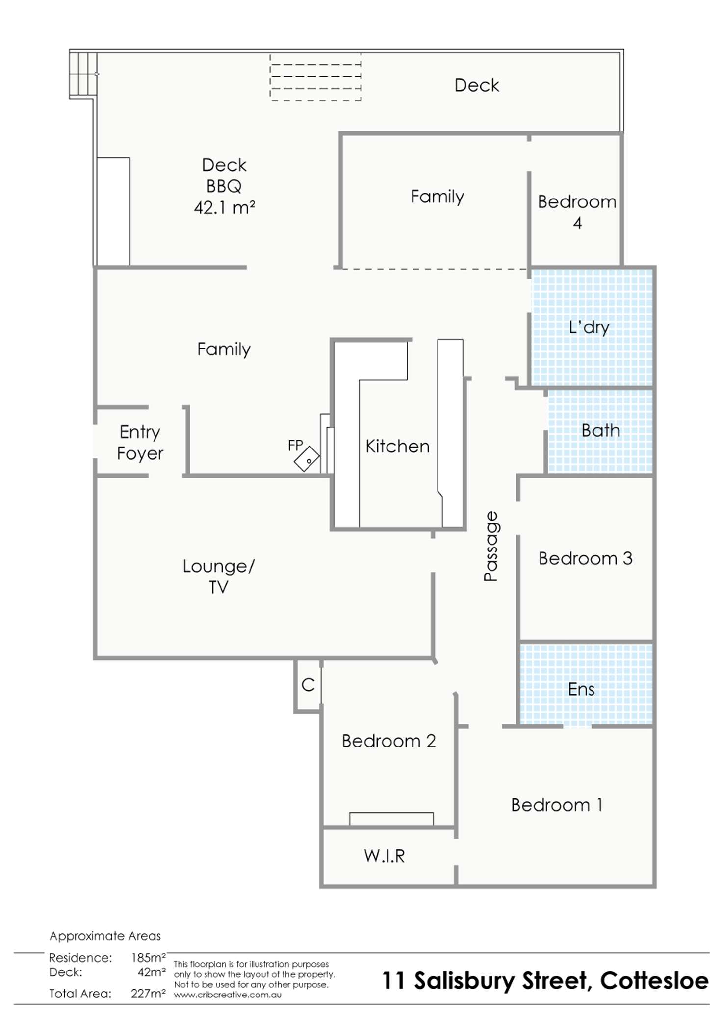 Floorplan of Homely house listing, 11 Salisbury Street, Cottesloe WA 6011
