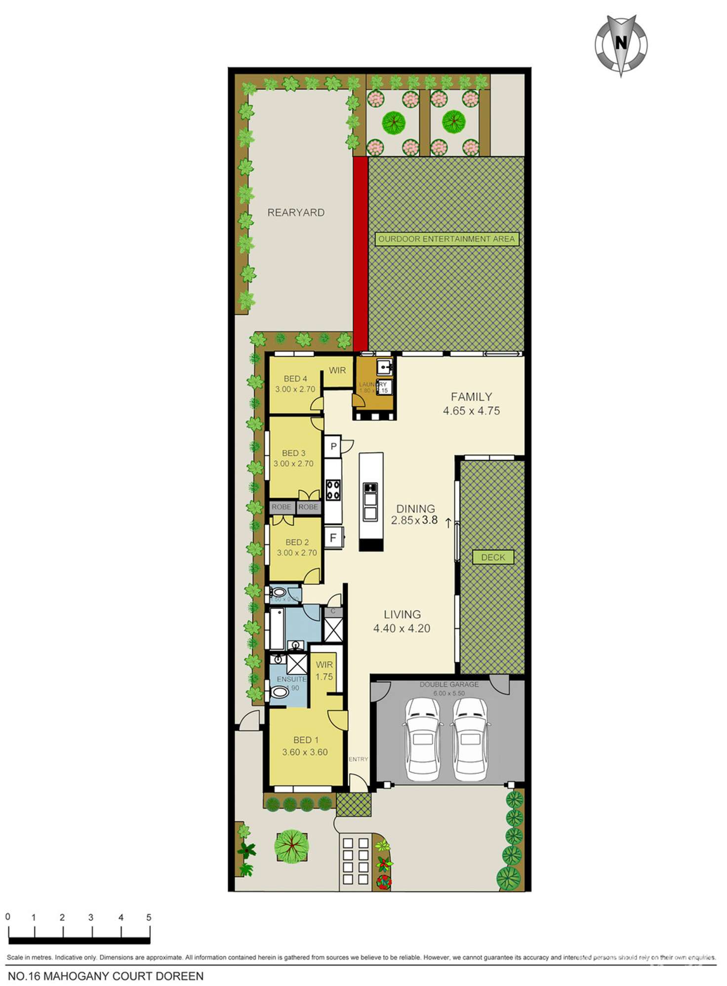 Floorplan of Homely house listing, 16 Mahogany Court, Doreen VIC 3754