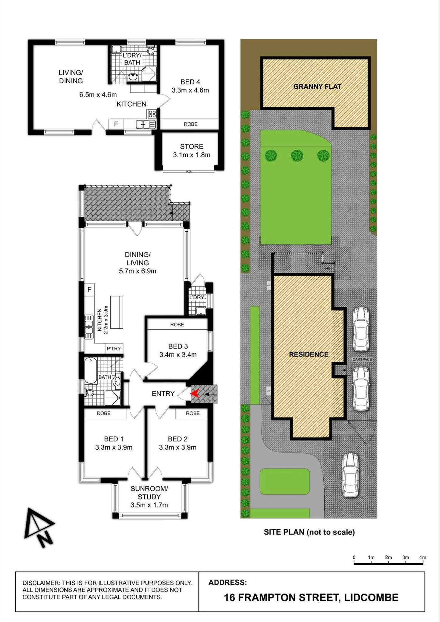 Floorplan of Homely house listing, 16 FRAMPTON STREET, Lidcombe NSW 2141