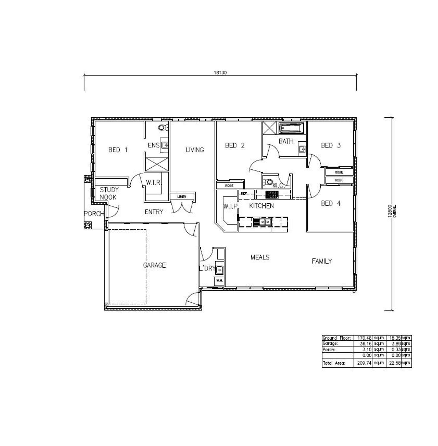Floorplan of Homely house listing, 26 Mitcham St, Truganina VIC 3029