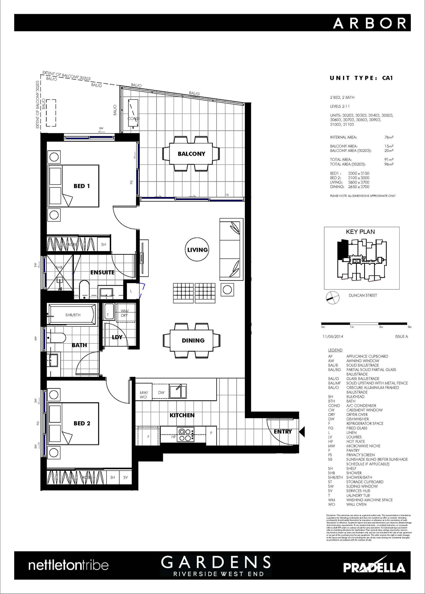 Floorplan of Homely unit listing, 30503/40 Duncan Street, West End QLD 4101