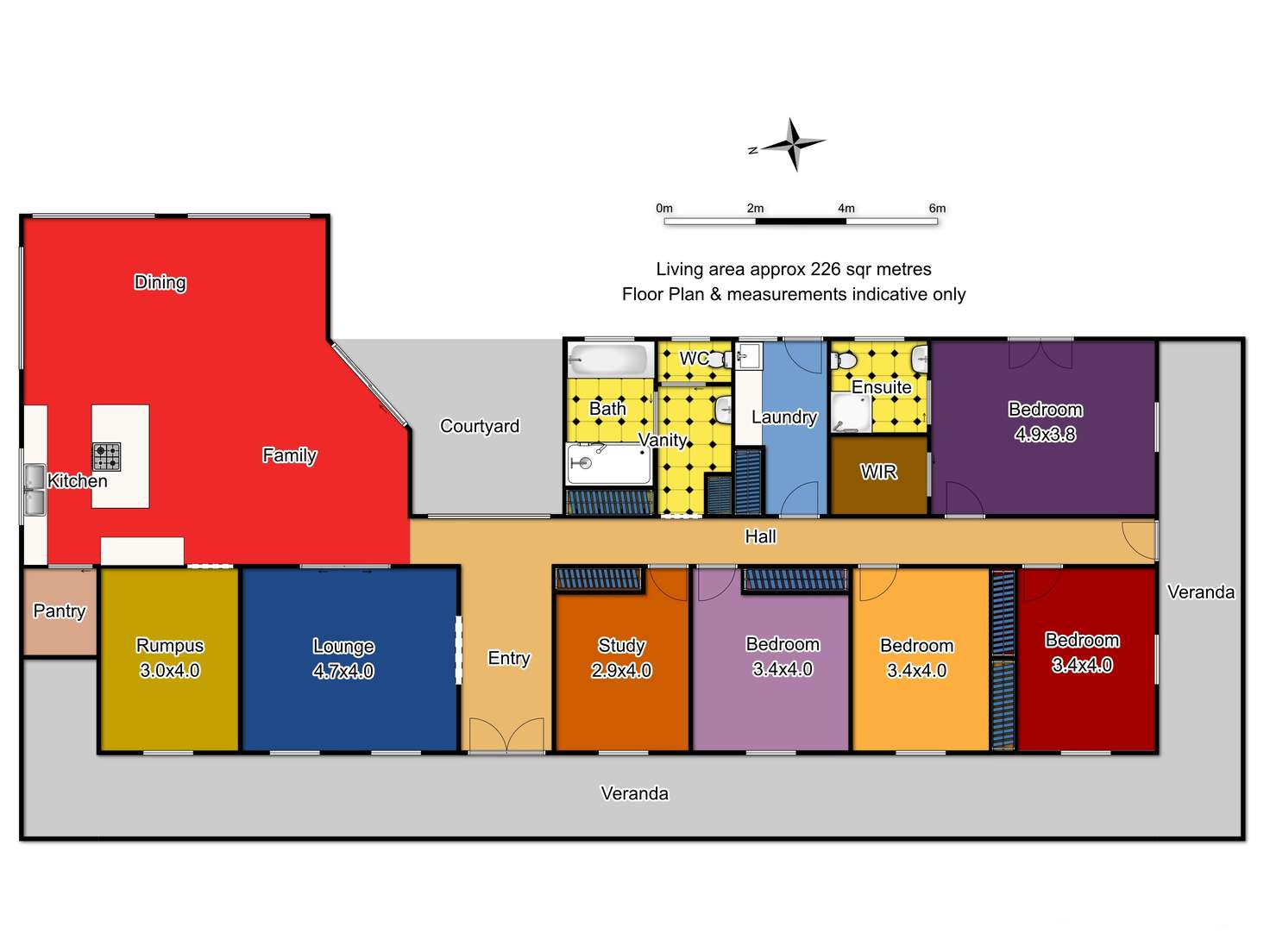 Floorplan of Homely house listing, 36 Valencia Drive, Orange NSW 2800