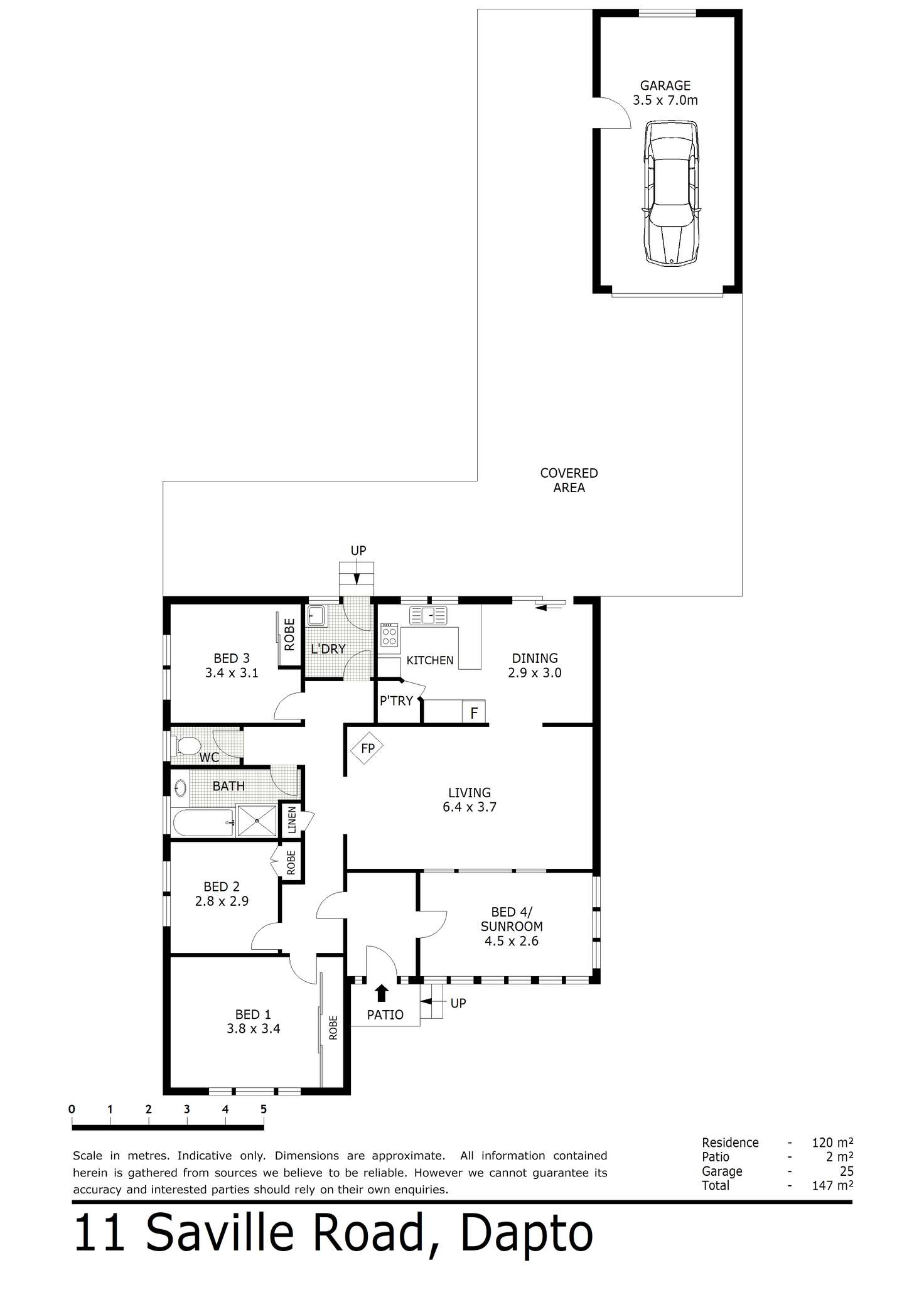 Floorplan of Homely house listing, 11 Saville Rd, Dapto NSW 2530
