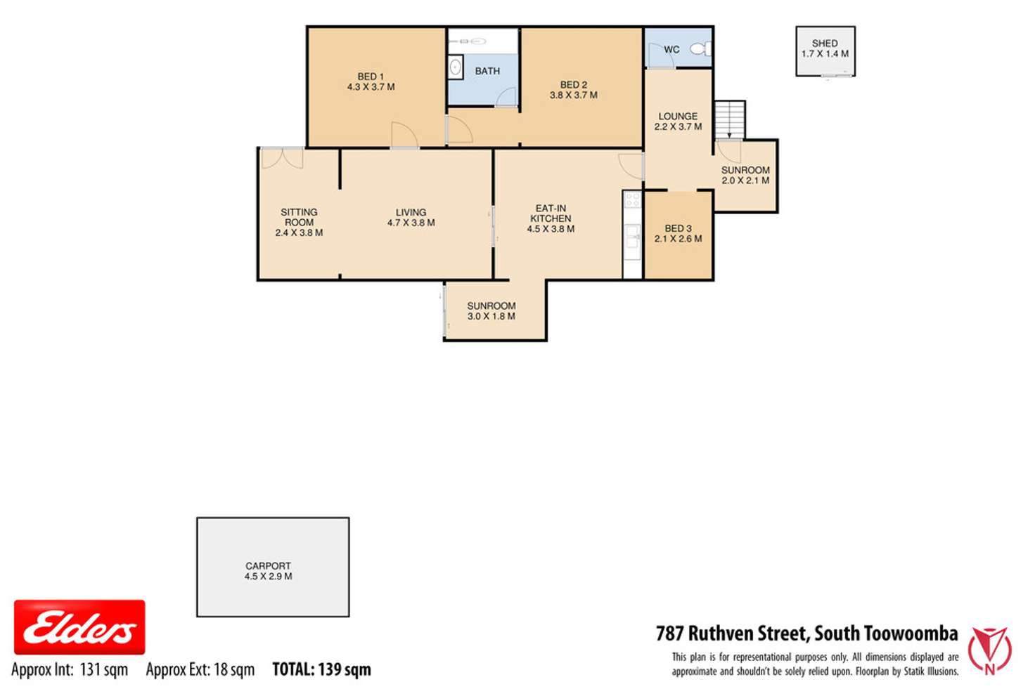 Floorplan of Homely house listing, 787 Ruthven Street, South Toowoomba QLD 4350