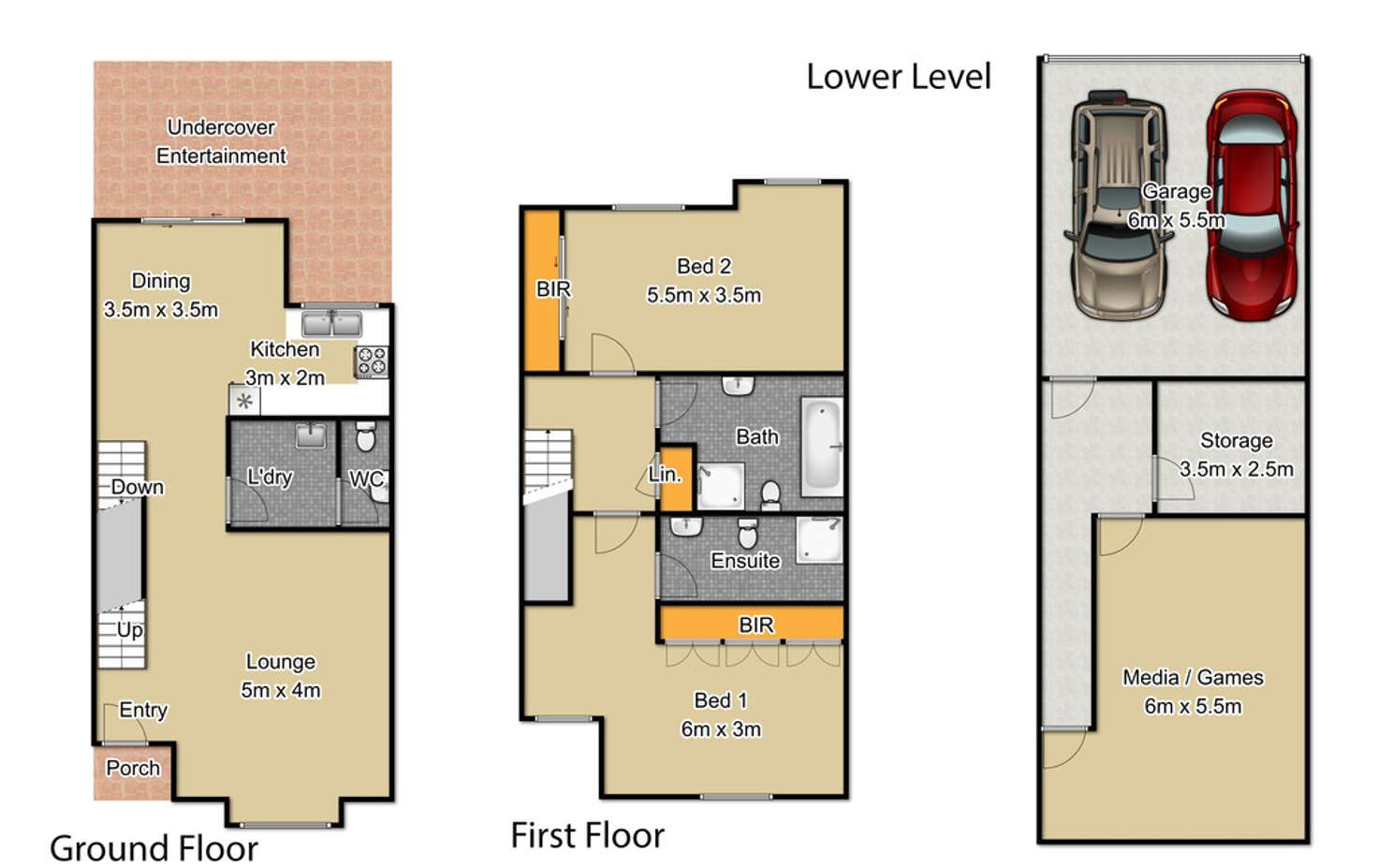 Floorplan of Homely townhouse listing, 2/2-8 Susan Parade, Castle Hill NSW 2154