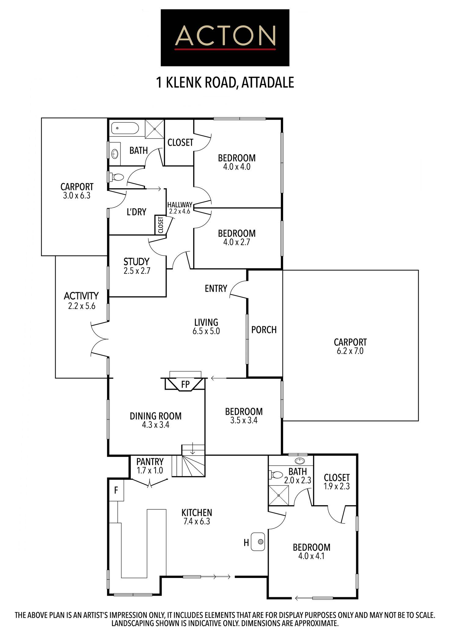 Floorplan of Homely house listing, 1 Klenk Road, Attadale WA 6156