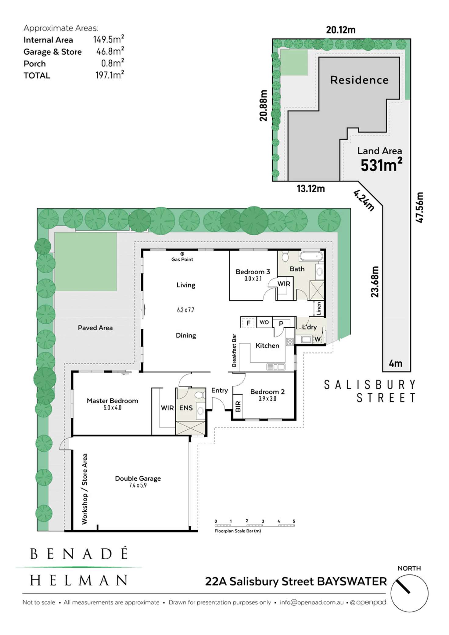 Floorplan of Homely house listing, 22a Salisbury Street, Bayswater WA 6053