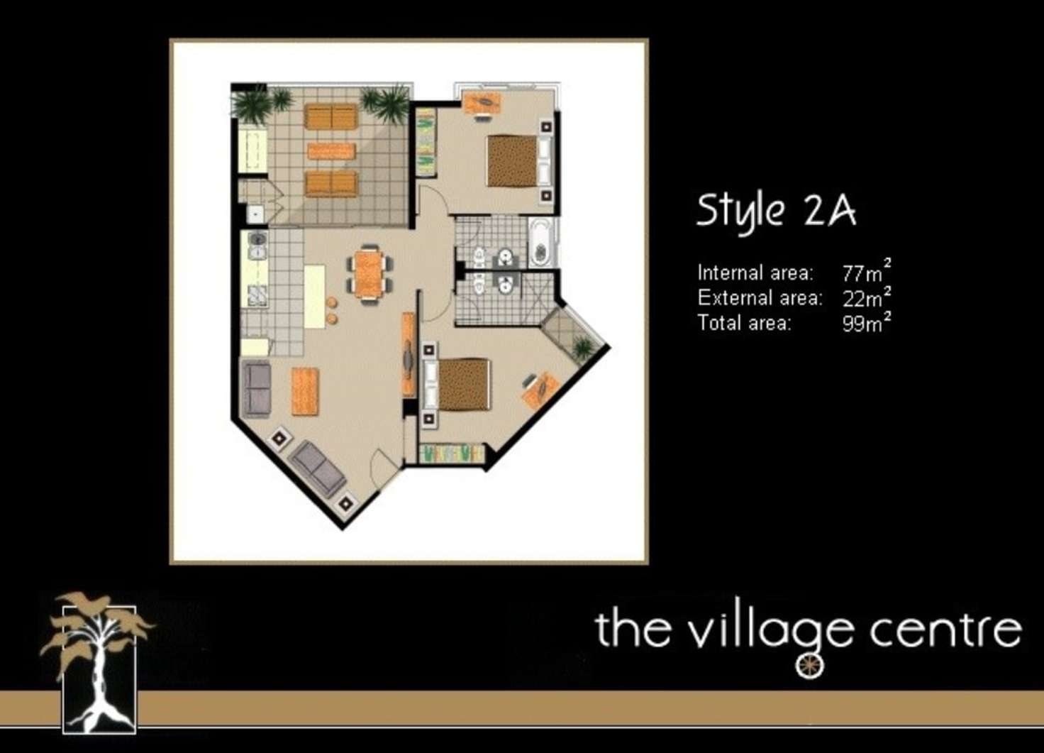 Floorplan of Homely unit listing, 1903/41 Blamey Street, Kelvin Grove QLD 4059