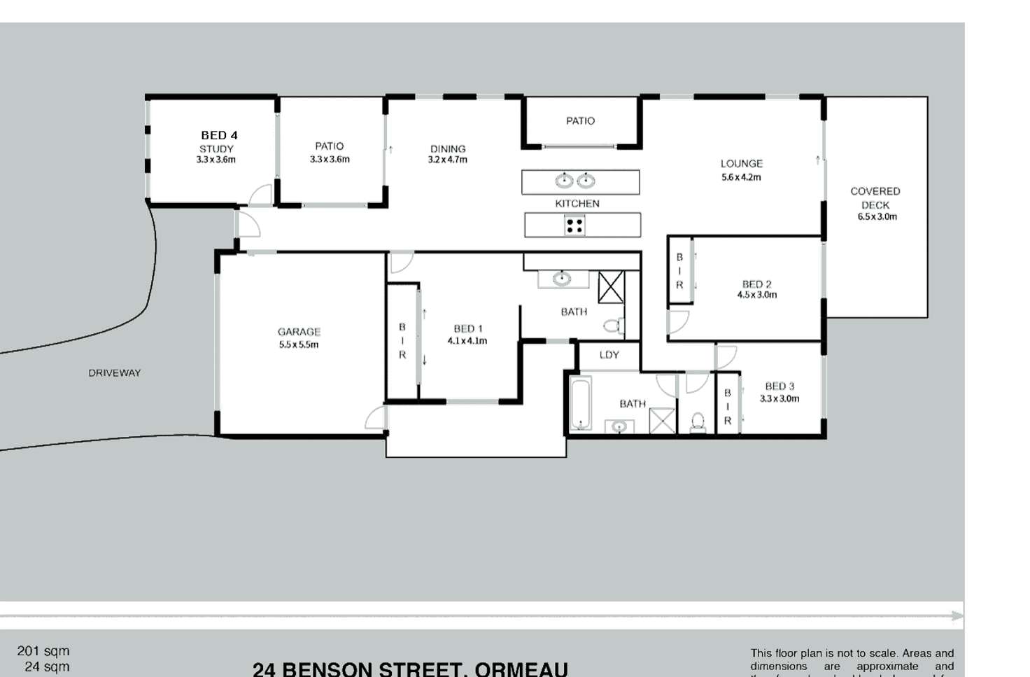 Floorplan of Homely house listing, 24 Benson St, Ormeau QLD 4208