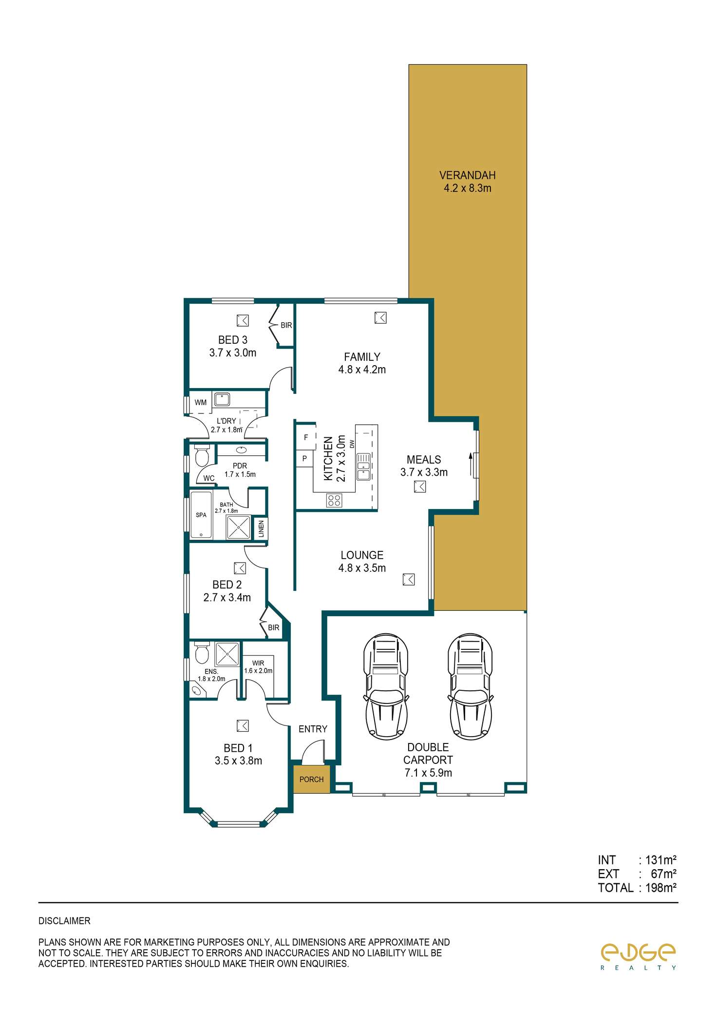 Floorplan of Homely house listing, 6 Burwood Road, Munno Para West SA 5115