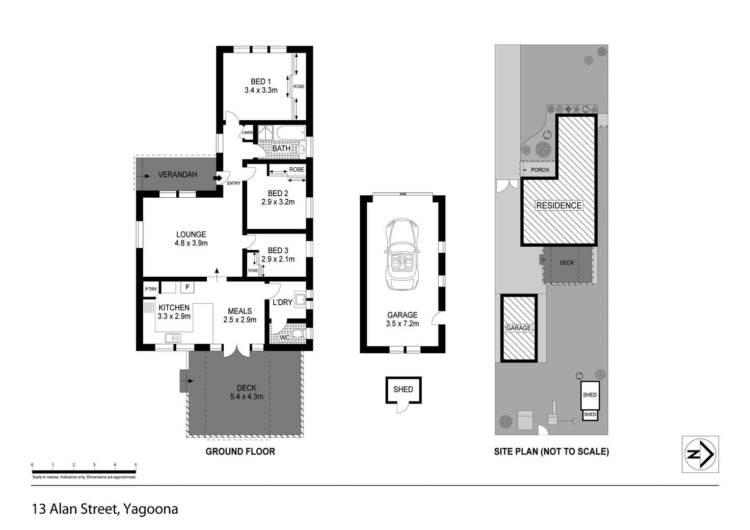 Floorplan of Homely house listing, 13 Alan Street, Yagoona NSW 2199