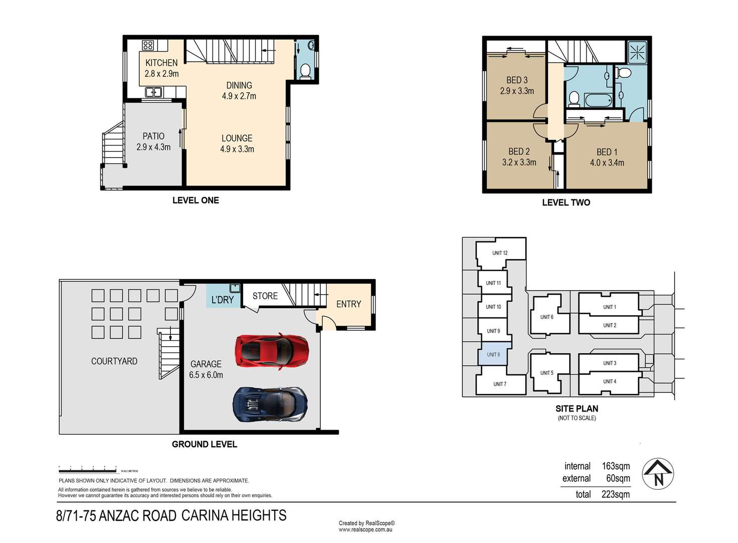 Floorplan of Homely townhouse listing, 8/75 Anzac Road, Carina Heights QLD 4152