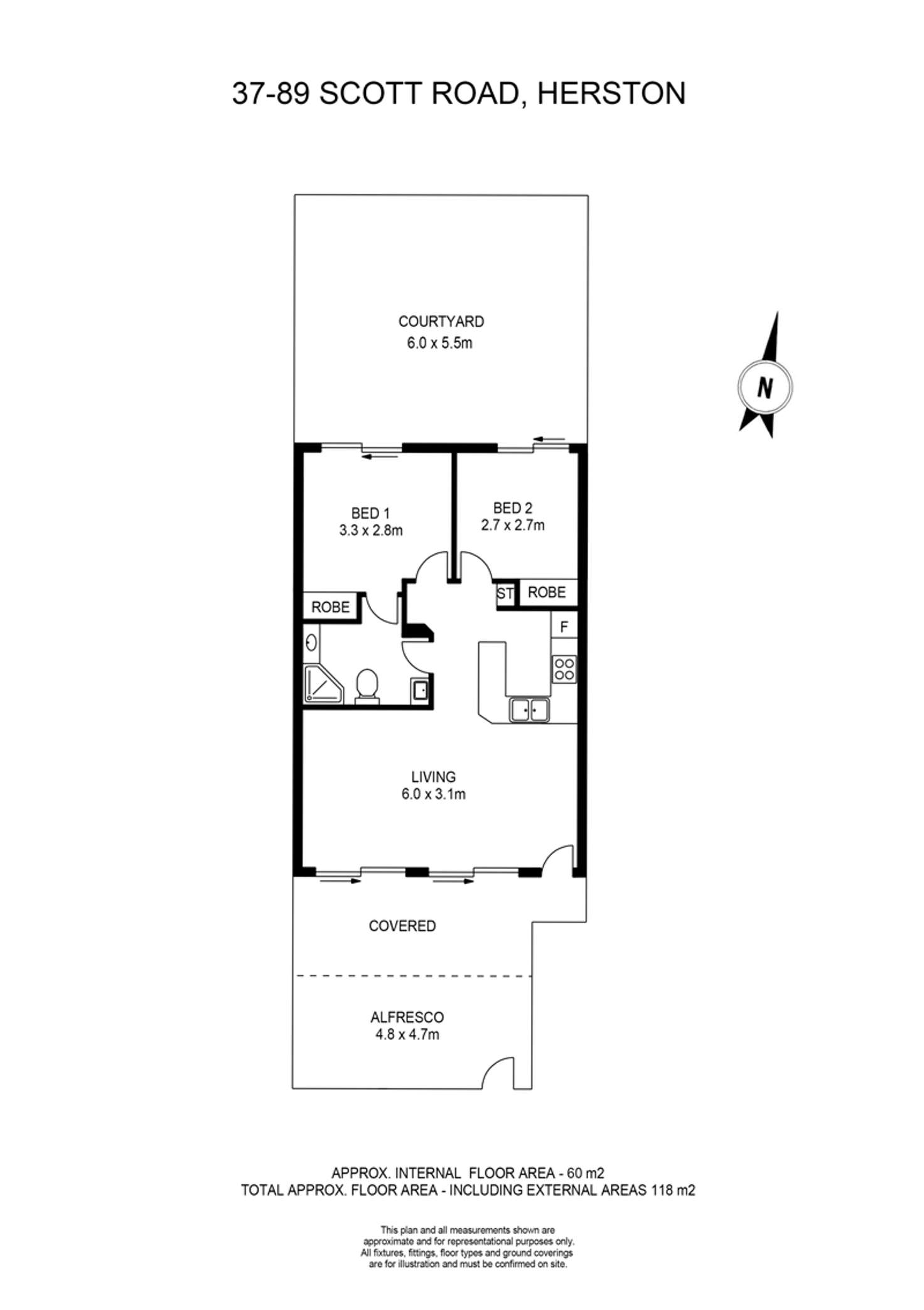 Floorplan of Homely unit listing, 37/89 Scott Road, Herston QLD 4006
