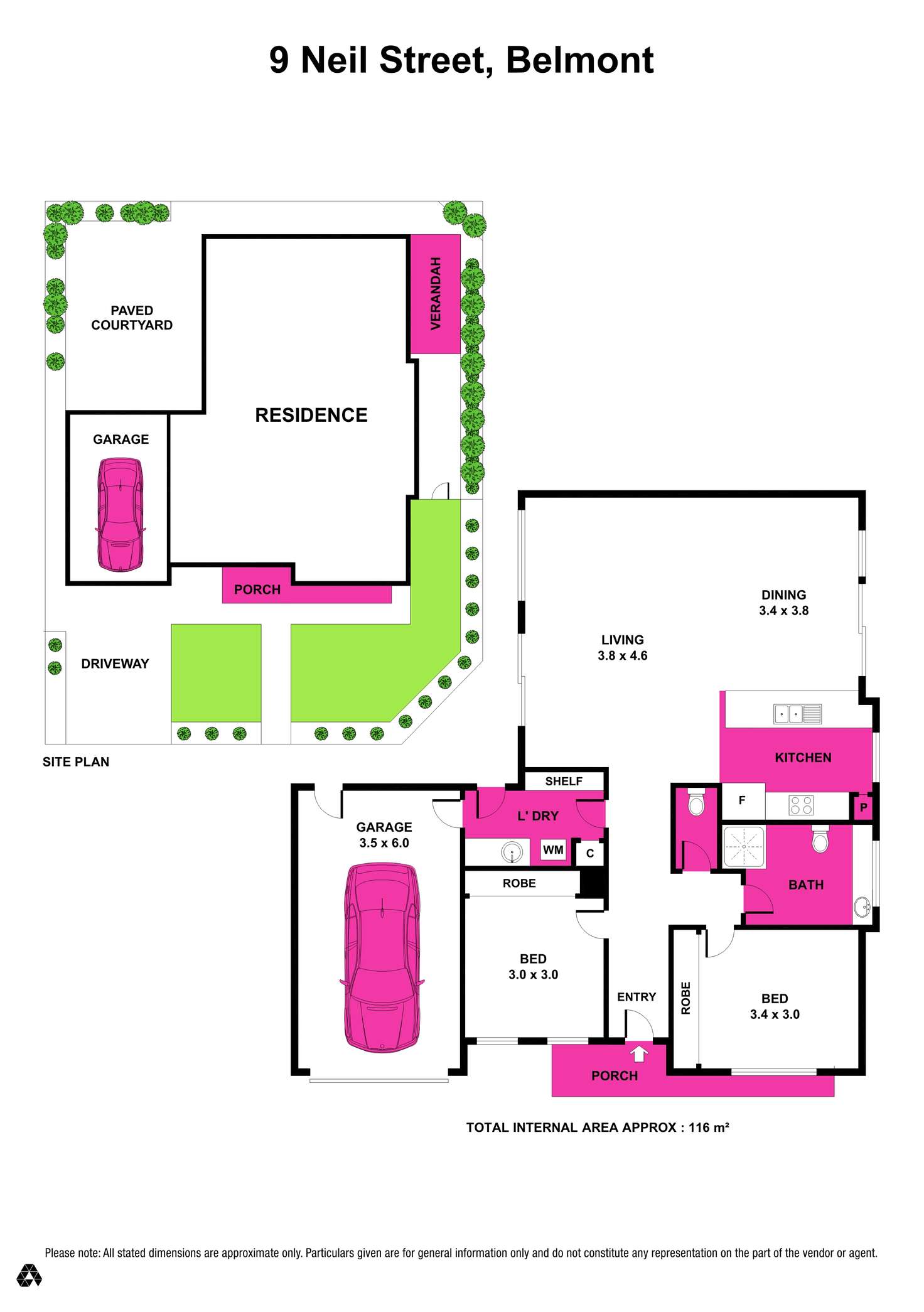 Floorplan of Homely house listing, 9 Neil Street, Belmont VIC 3216