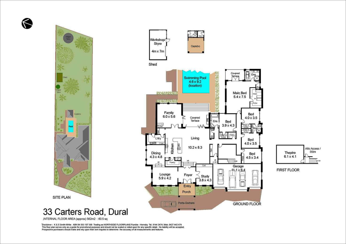 Floorplan of Homely acreageSemiRural listing, 33 Carters Road, Dural NSW 2158