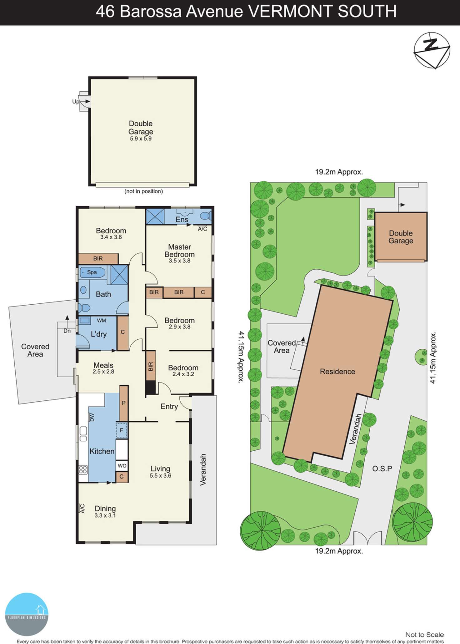 Floorplan of Homely house listing, 46 Barossa Avenue, Vermont South VIC 3133