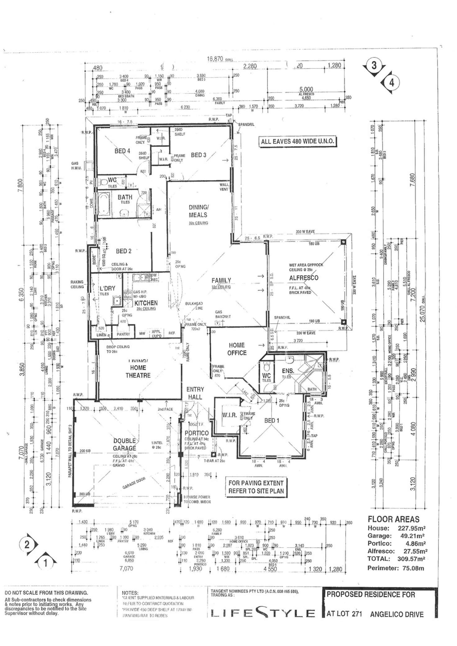 Floorplan of Homely house listing, 15 Angelico Drive, Ashby WA 6065