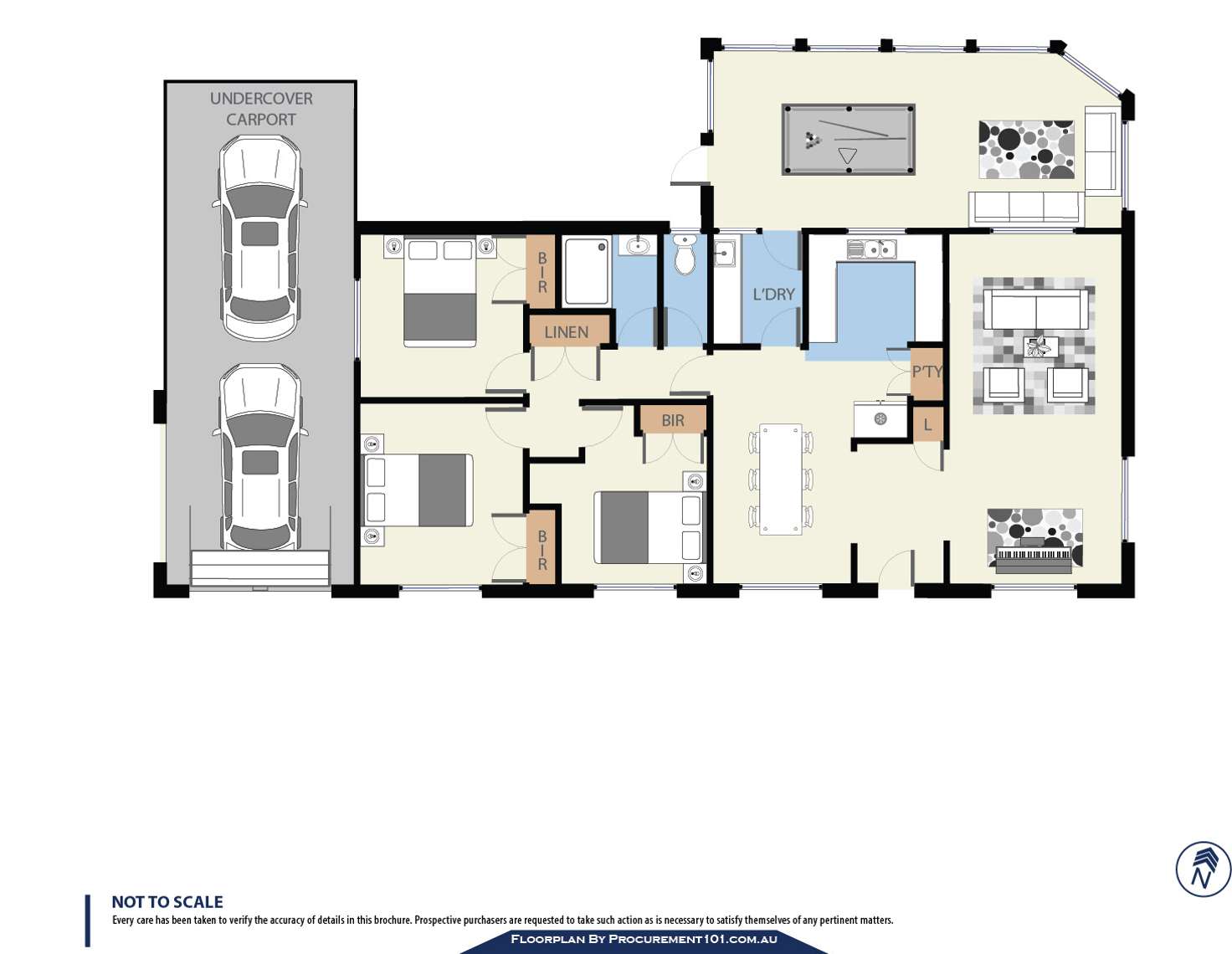 Floorplan of Homely house listing, 18 Liverpool Drive, Keysborough VIC 3173