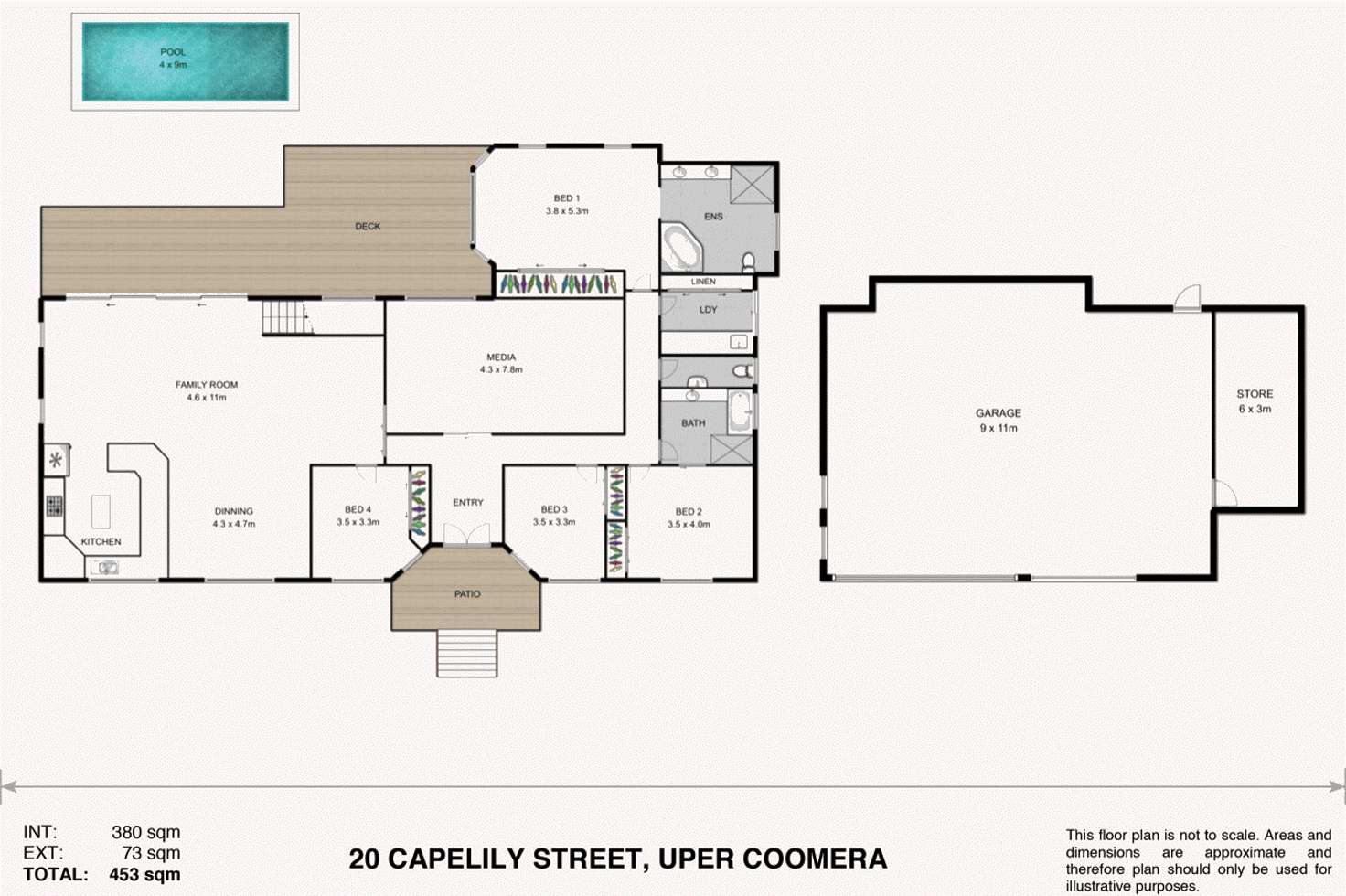 Floorplan of Homely house listing, 20 Capelily Street, Upper Coomera QLD 4209