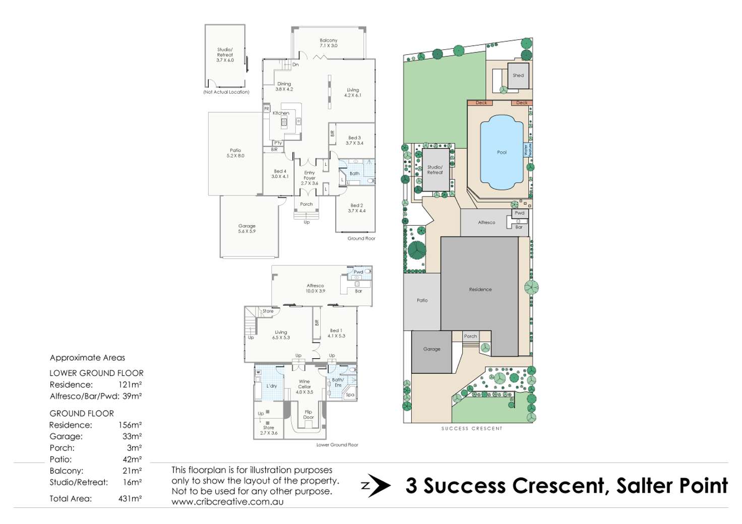 Floorplan of Homely house listing, 3 Success Crescent, Salter Point WA 6152