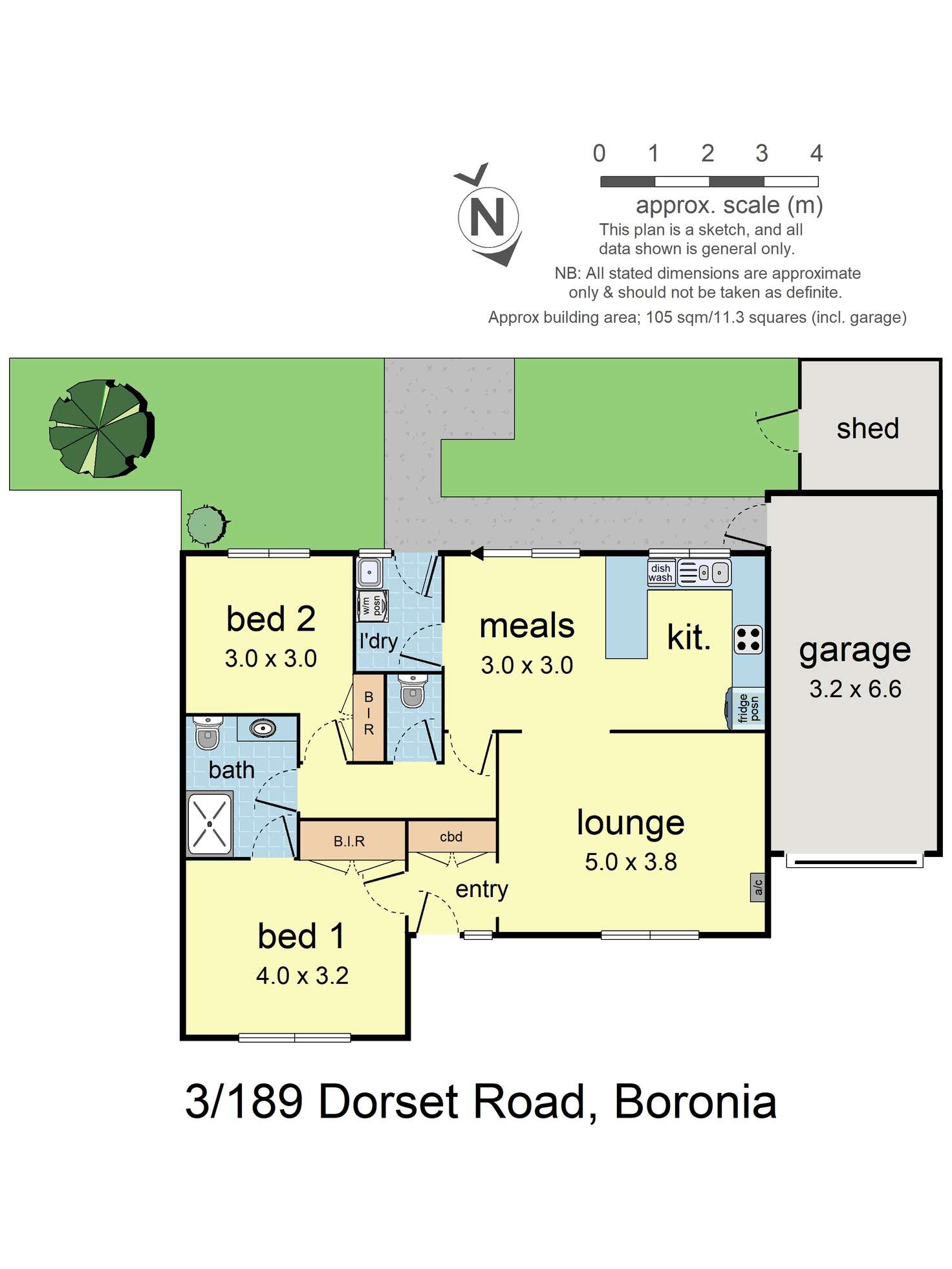 Floorplan of Homely house listing, 3/189 Dorset Rd, Boronia VIC 3155