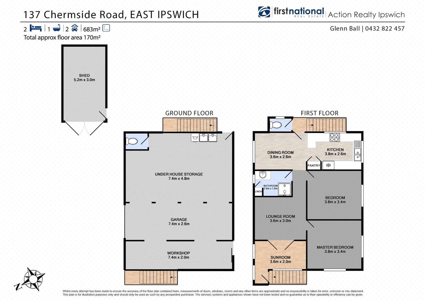 Floorplan of Homely house listing, 137 Chermside Road, East Ipswich QLD 4305