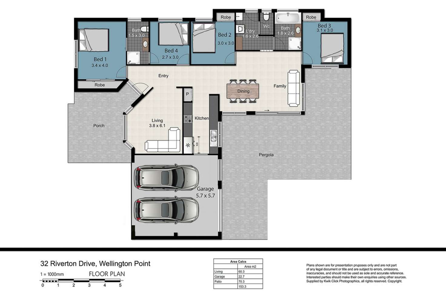 Floorplan of Homely house listing, 32 Riverton Drive, Wellington Point QLD 4160