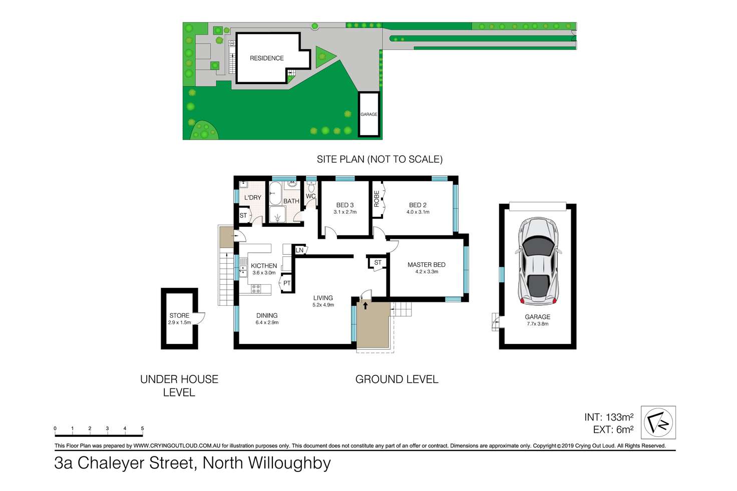 Floorplan of Homely house listing, 3a Chaleyer Street, Willoughby NSW 2068