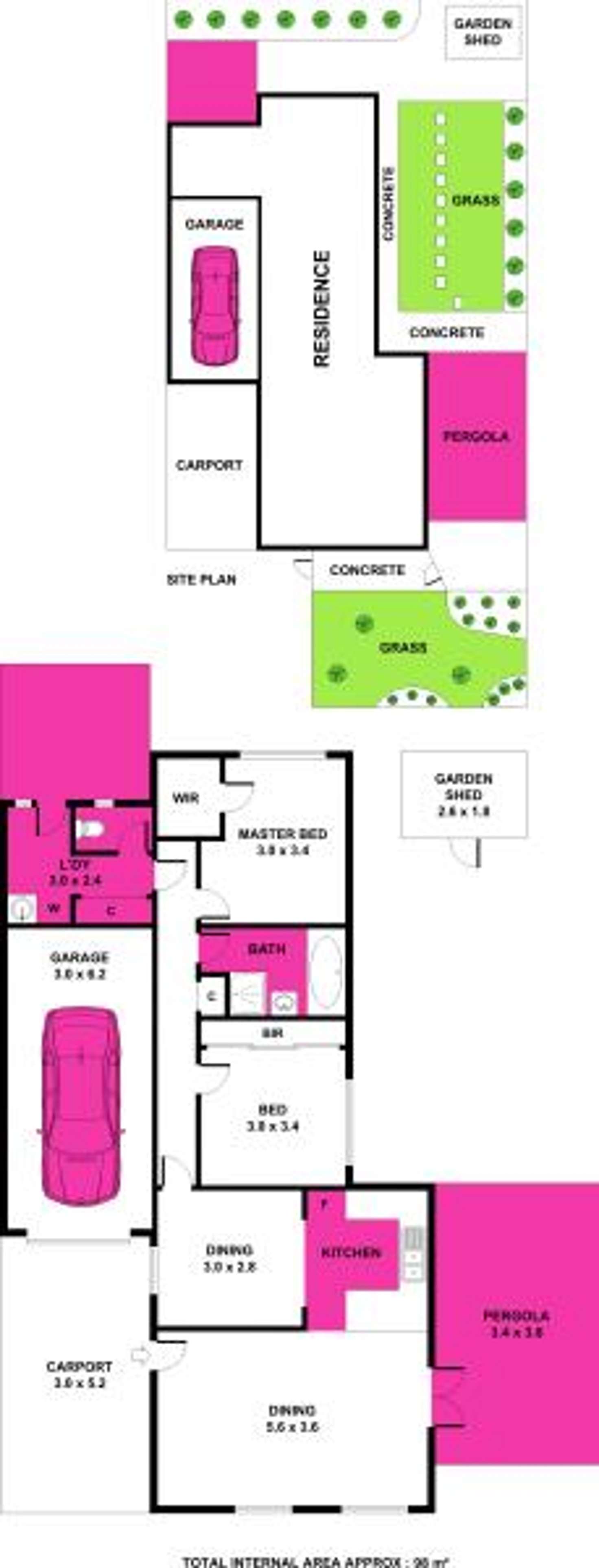 Floorplan of Homely house listing, 4/168 Thornhill Road, Highton VIC 3216