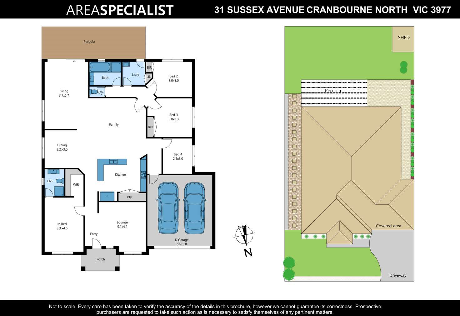 Floorplan of Homely house listing, 31 SUSSEX AVENUE, Cranbourne North VIC 3977