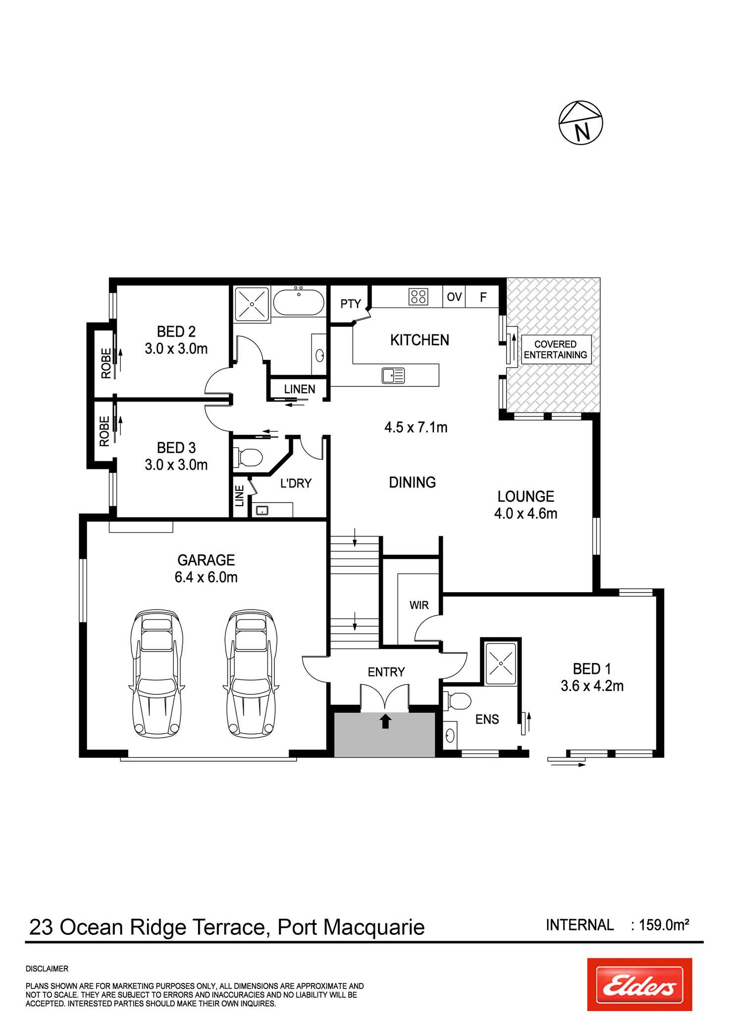 Floorplan of Homely house listing, 23 Ocean Ridge Terrace, Port Macquarie NSW 2444