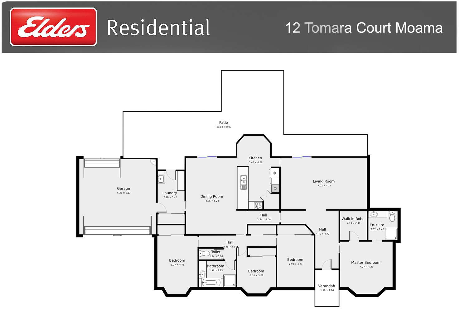 Floorplan of Homely house listing, 12 Tomara Court, Moama NSW 2731