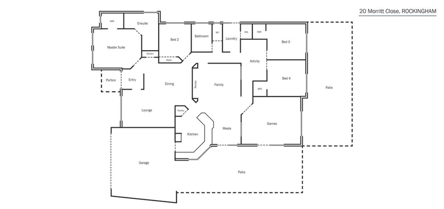 Floorplan of Homely house listing, 20 Morritt Close, Rockingham WA 6168