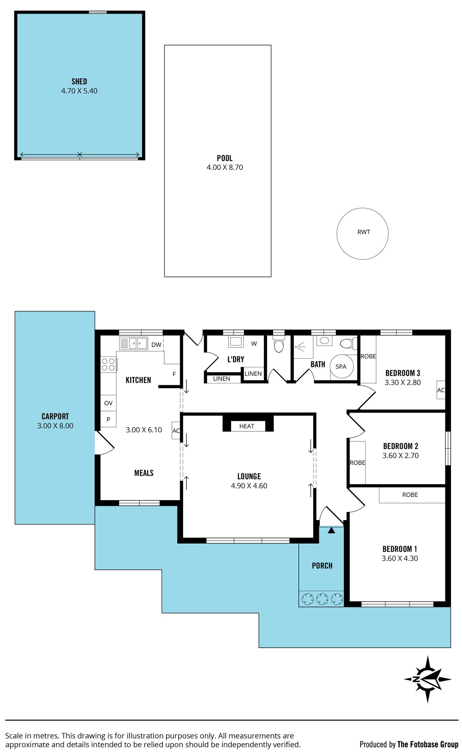 Floorplan of Homely house listing, 68 Bluehills Road, O'halloran Hill SA 5158