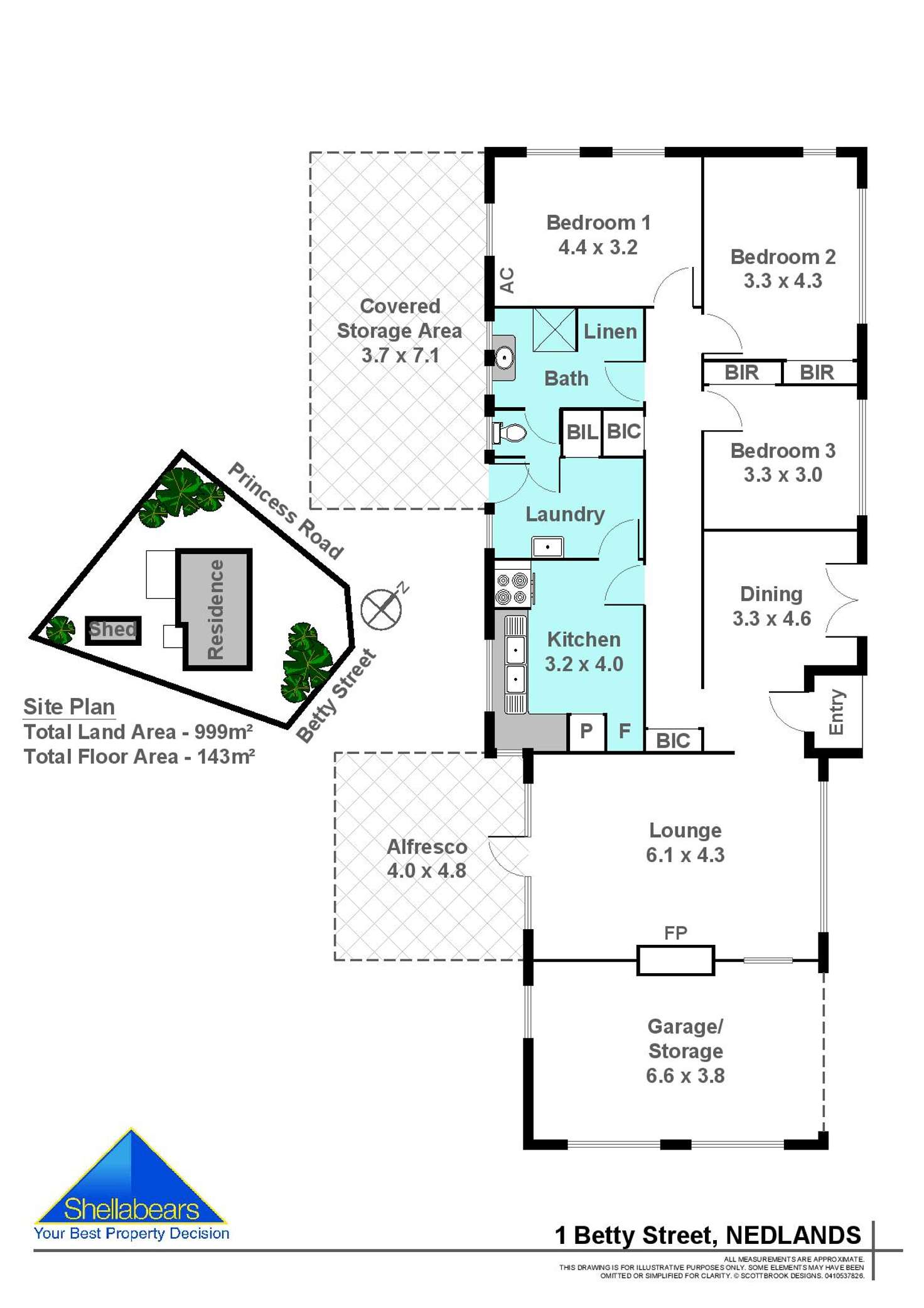 Floorplan of Homely house listing, 1 Betty Street, Nedlands WA 6009