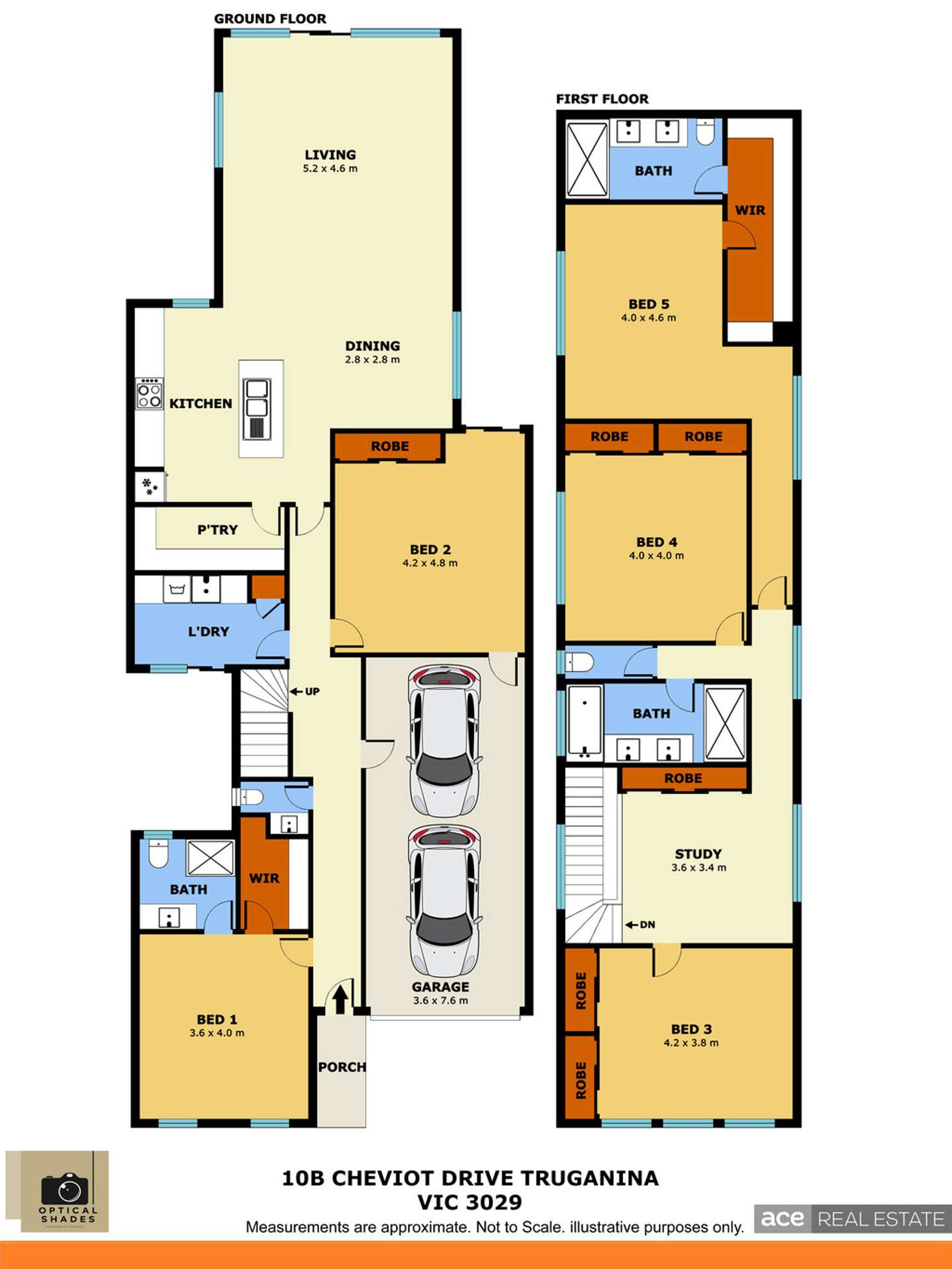 Floorplan of Homely house listing, 10B Cheviot Drive, Truganina VIC 3029
