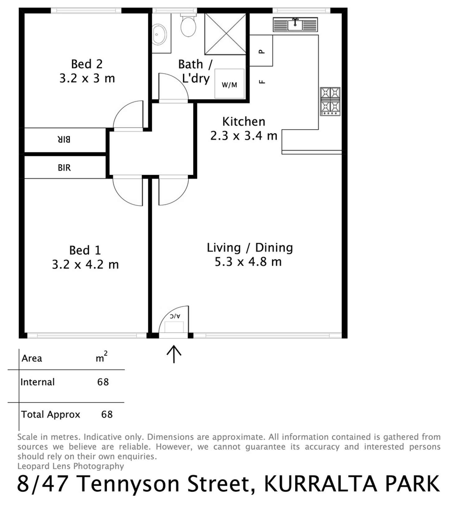 Floorplan of Homely unit listing, 8/47 Tennyson Street, Kurralta Park SA 5037