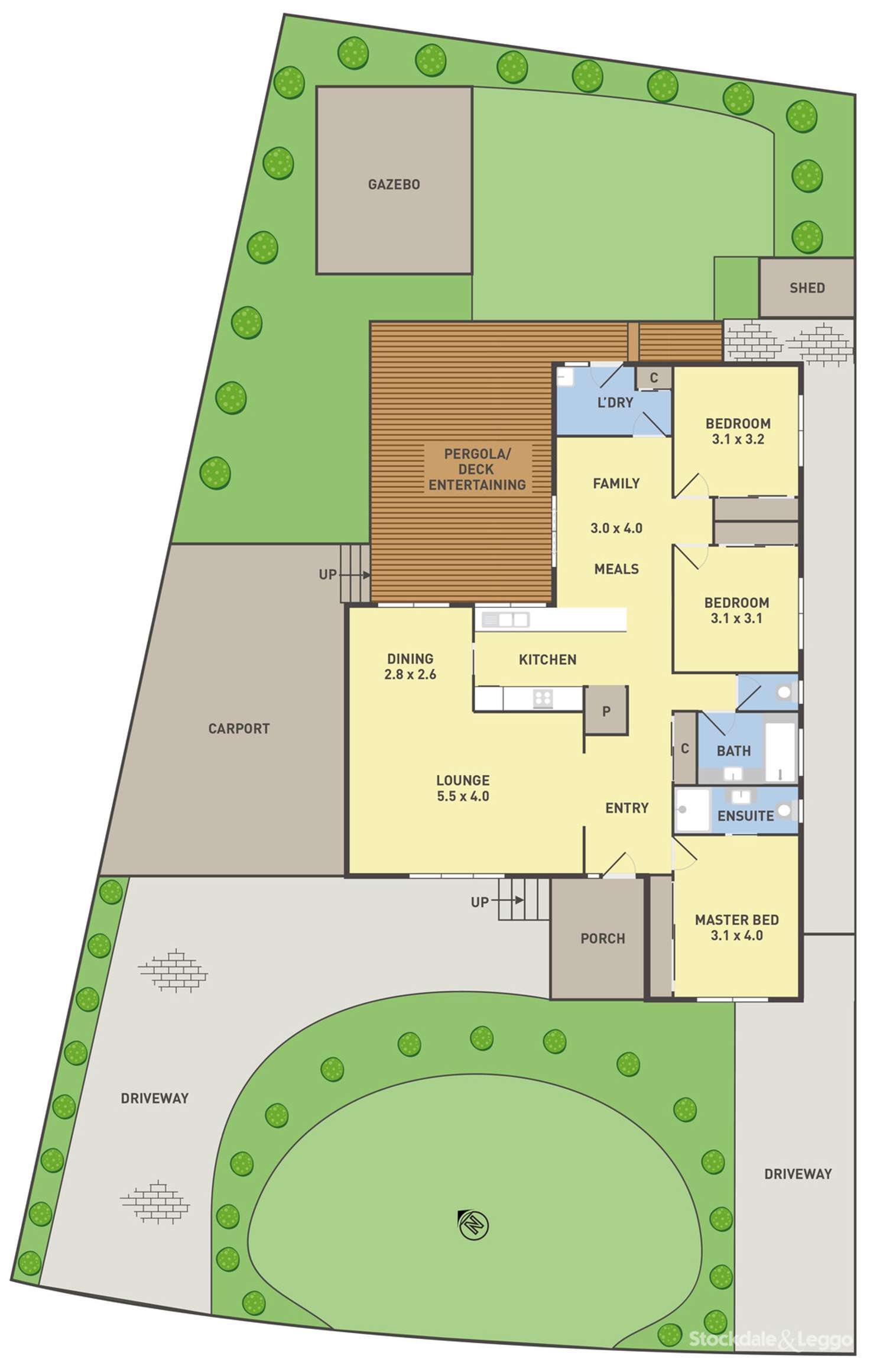 Floorplan of Homely house listing, 6 Ellesmere Crescent, Gladstone Park VIC 3043