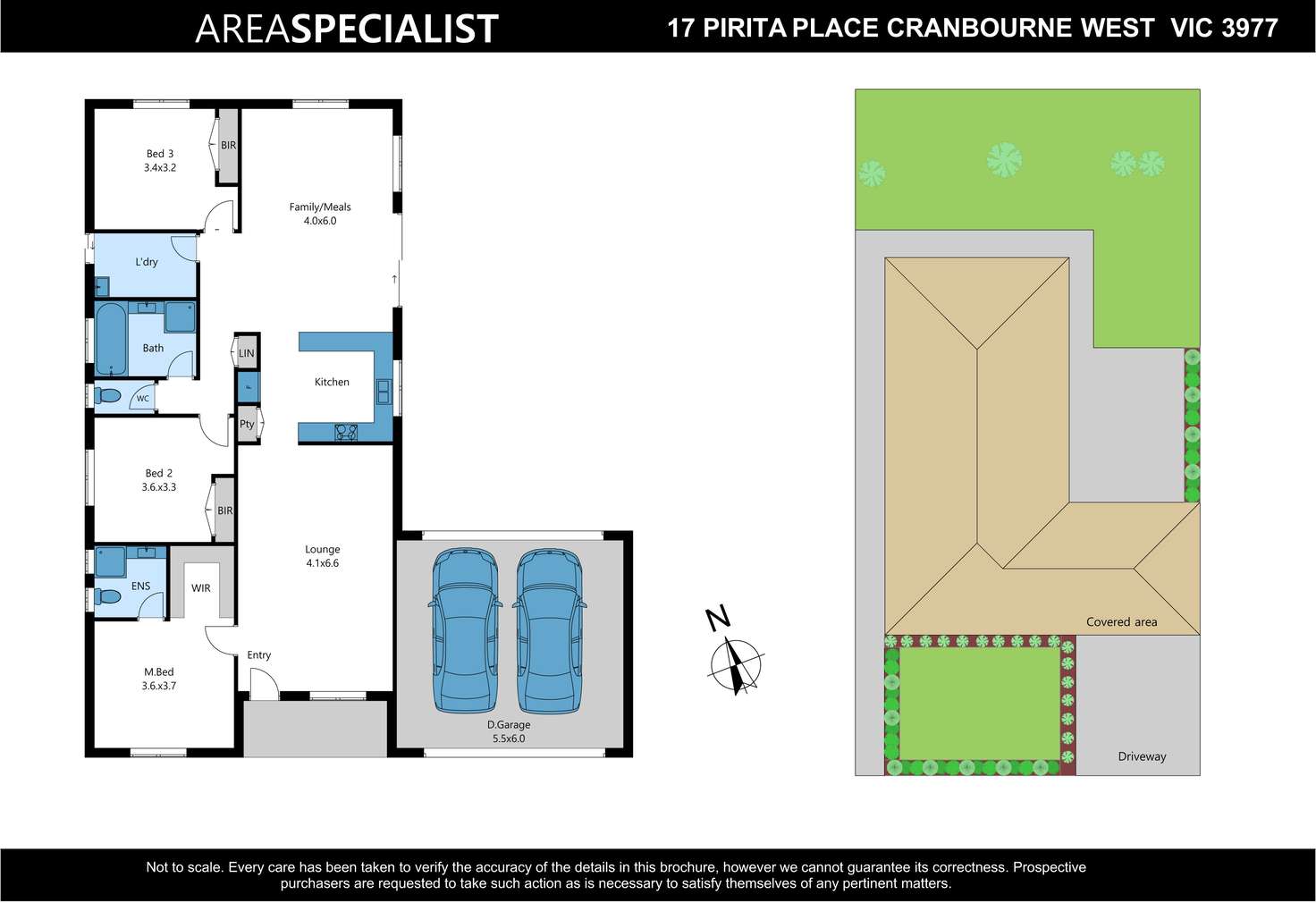 Floorplan of Homely house listing, 17 Pirita Place, Cranbourne West VIC 3977