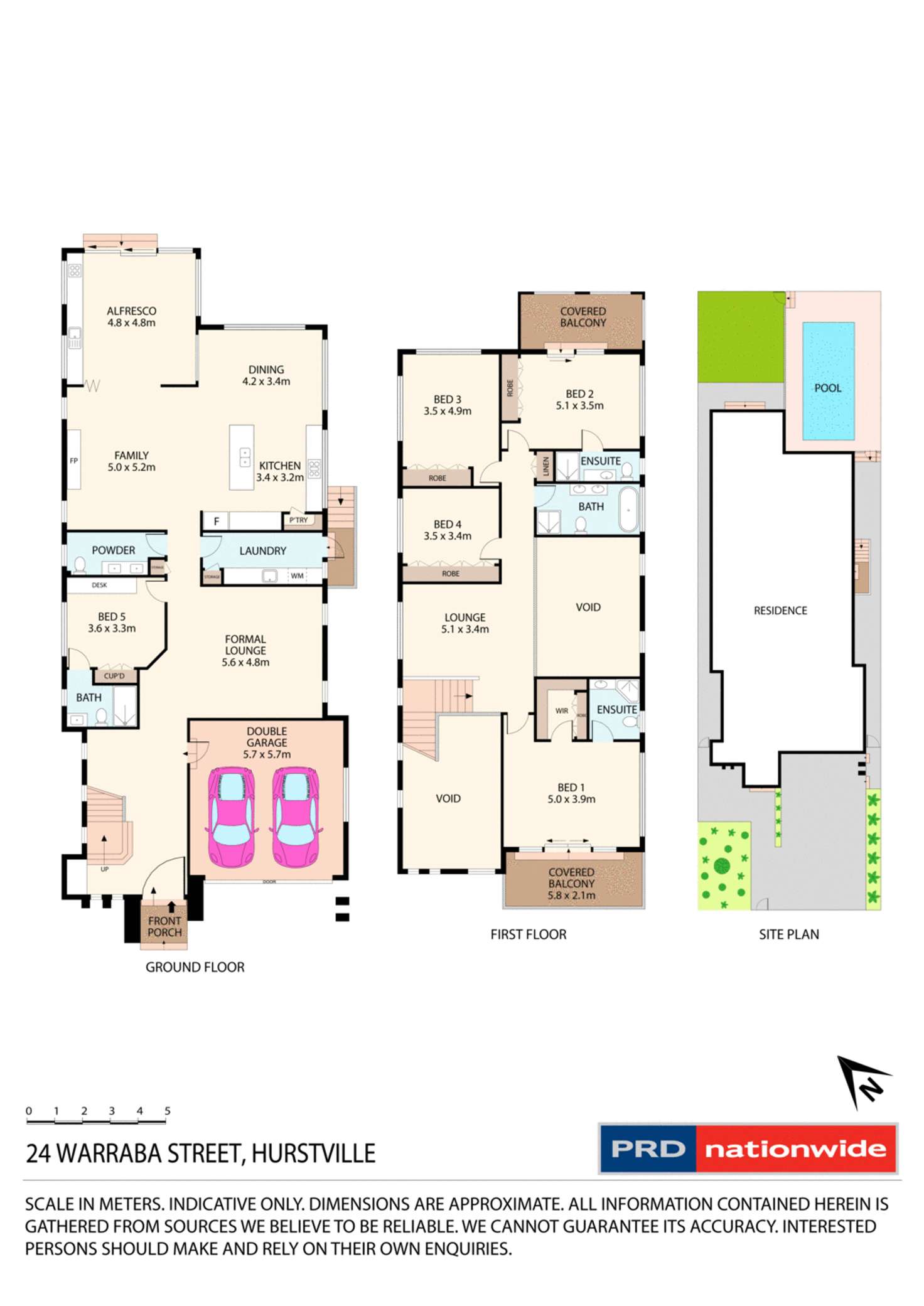 Floorplan of Homely house listing, 24 Warraba Street, Hurstville NSW 2220
