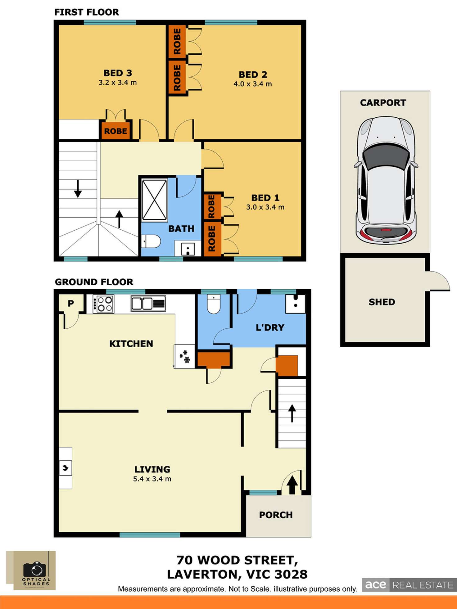 Floorplan of Homely house listing, 70 Woods Street, Laverton VIC 3028