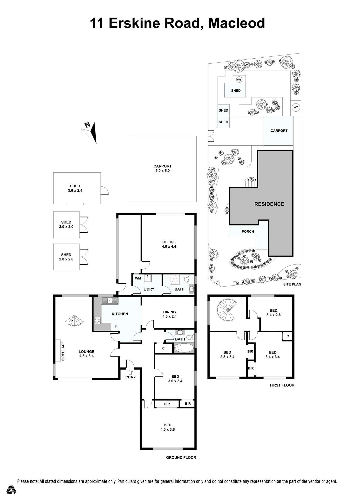 Floorplan of Homely house listing, 11 Erskine Road, Macleod VIC 3085