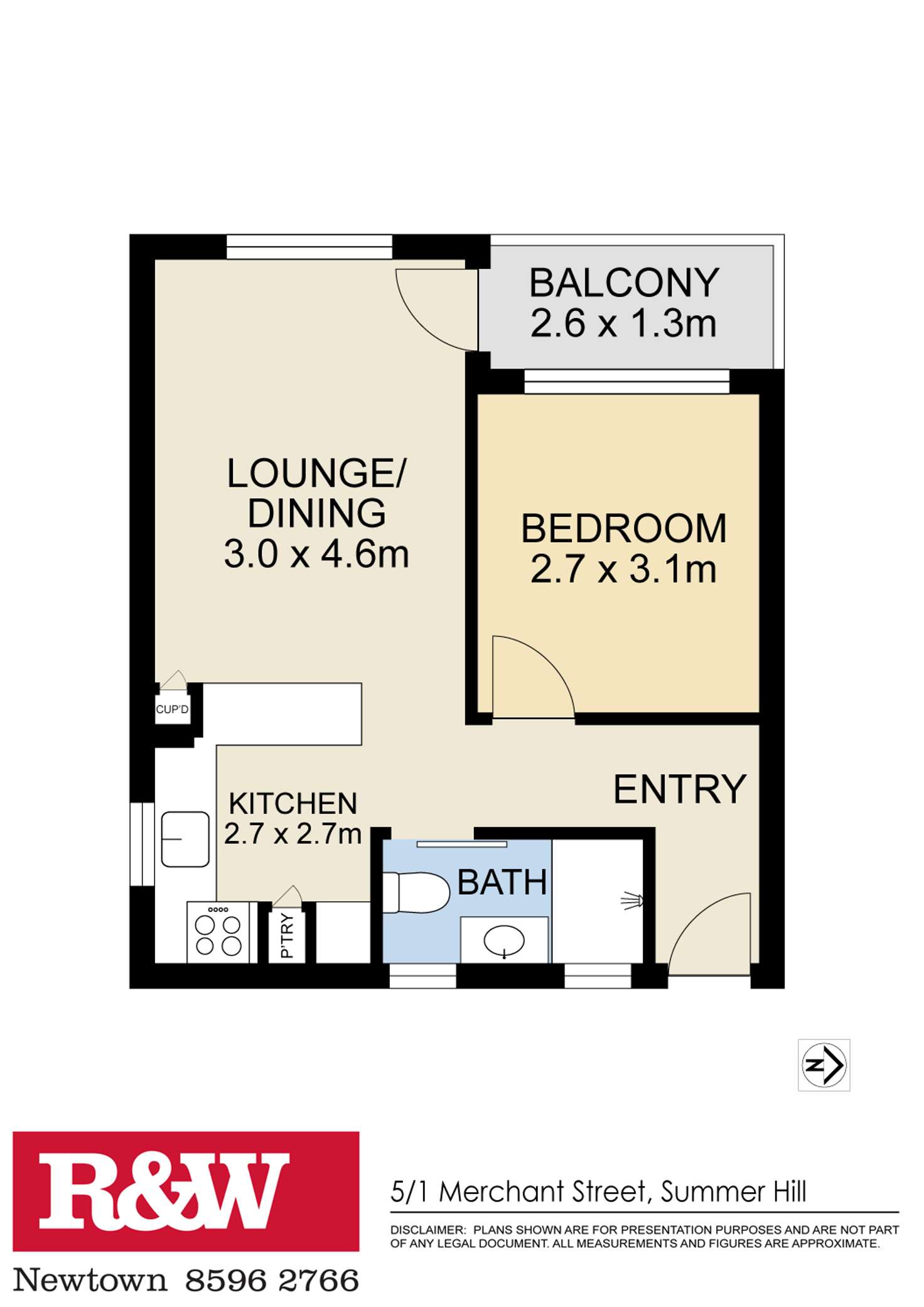 Floorplan of Homely apartment listing, 5/1 Merchant Street, Stanmore NSW 2048