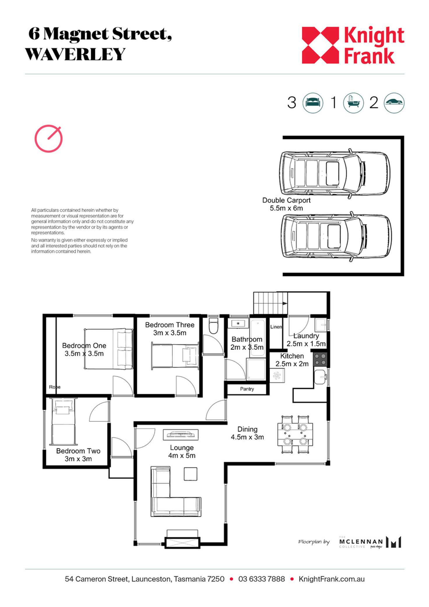 Floorplan of Homely house listing, 6 Magnet Street, Waverley TAS 7250