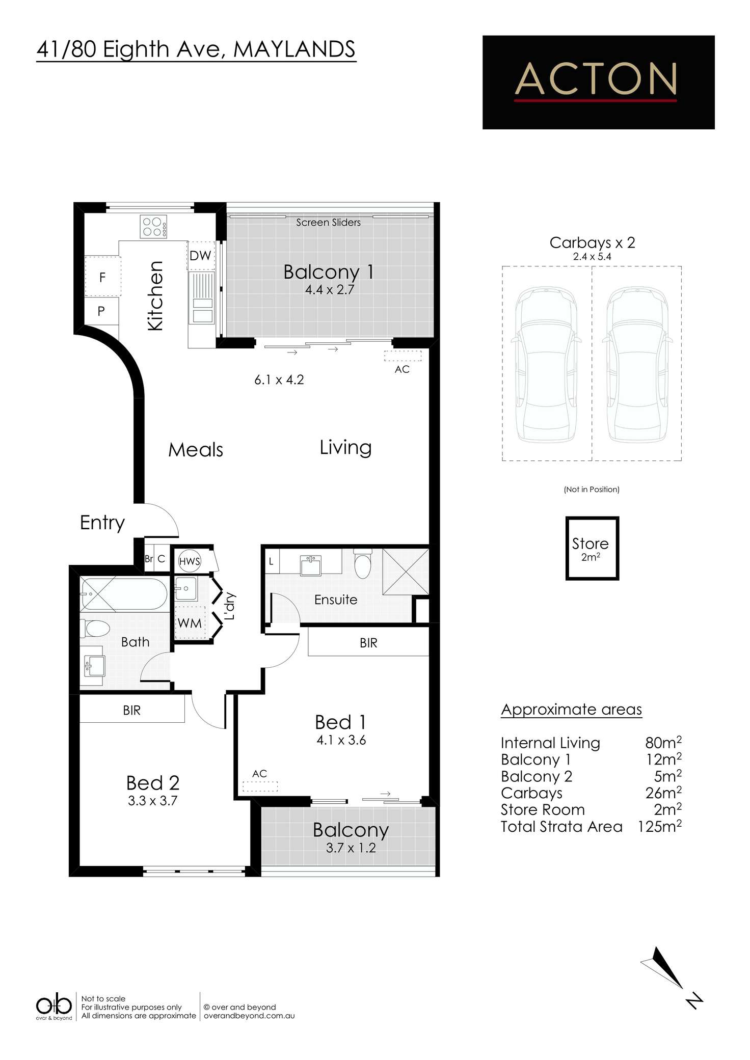 Floorplan of Homely apartment listing, 41/80 Eighth Avenue, Maylands WA 6051